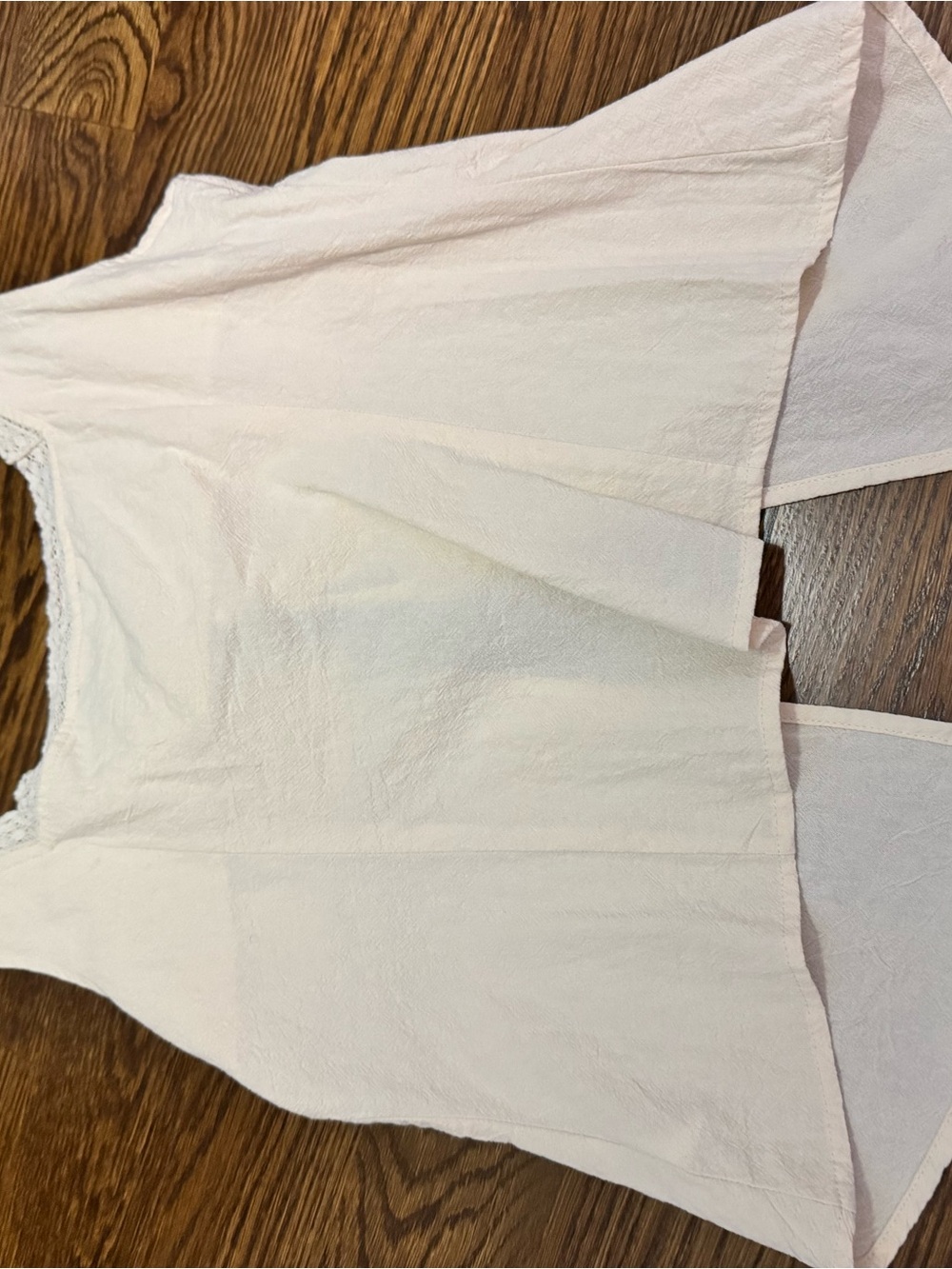Cider Women’s Cream Tie-Front Tank Top - Picture 2 of 2